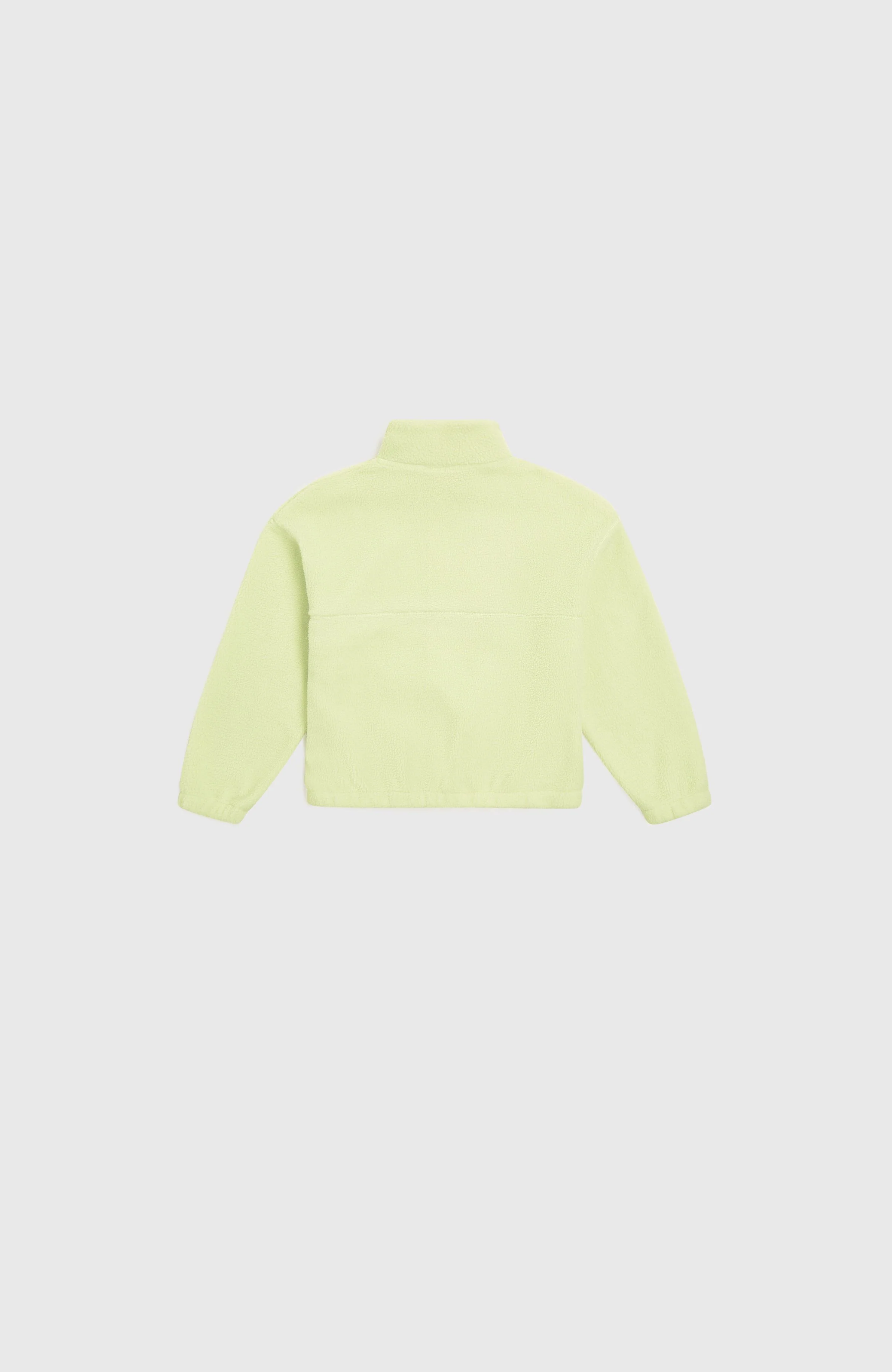High-Pile fleecevest met volledige rits | Lime Wash - Image 6