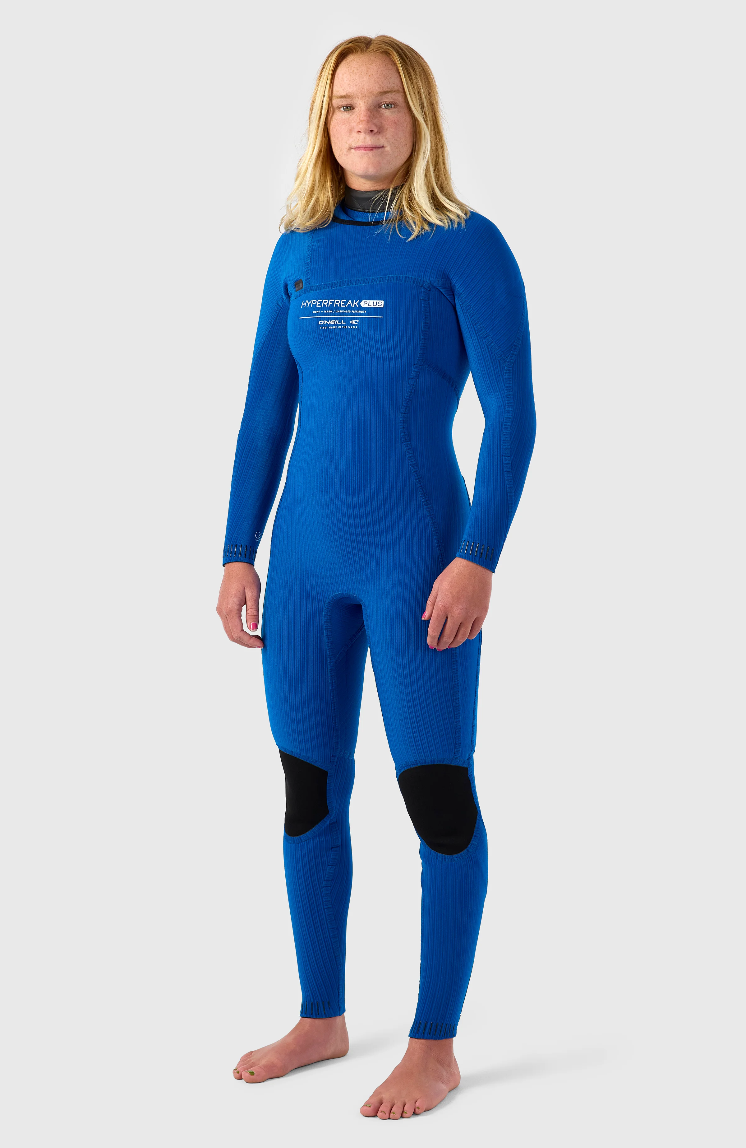 Hyperfreak Plus 3/2mm Chest Zip Full Wetsuit | BLACK/BLACK - Image 4