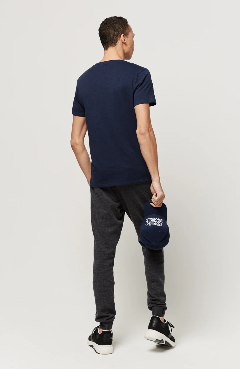 Jack's Base V-Neck T-Shirt | Ink Blue -A - Image 3