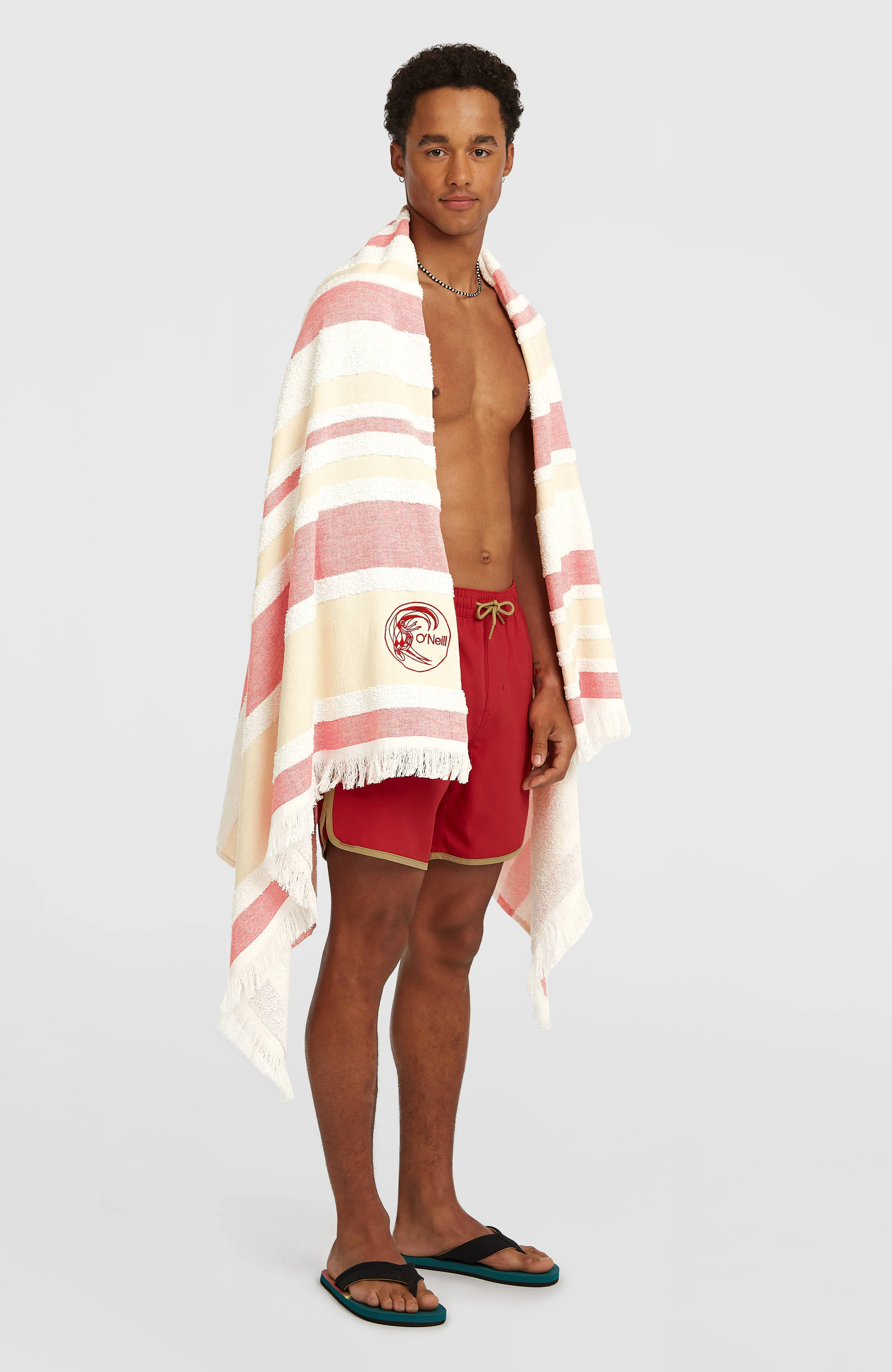 O'Riginals handdoek | Midnight Poppy Colour Block - Image 3