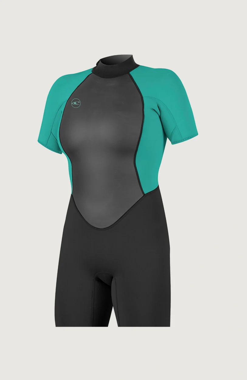 Reactor-2 2mm Back Zip Shortsleeve Spring Wetsuit | BLK/LTAQUA - Image 3