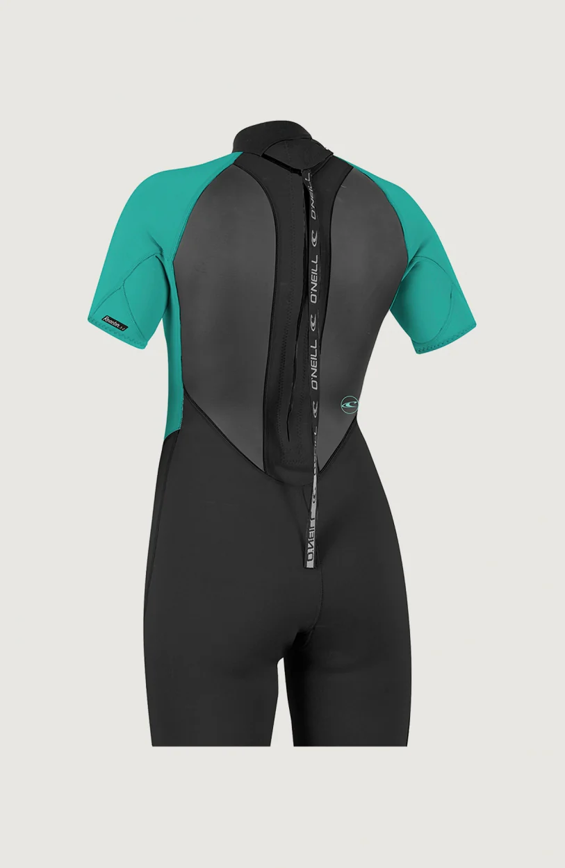 Reactor-2 2mm Back Zip Shortsleeve Spring Wetsuit | BLK/LTAQUA - Image 4