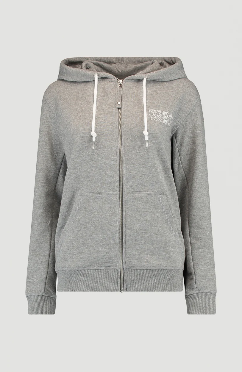 Triple Stack Full Zip Hoodie | Silver Melee -A - Image 4